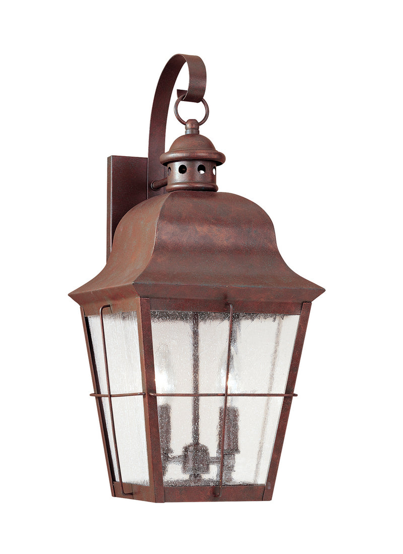 Generation Lighting - 8463EN-44 - Two Light Outdoor Wall Lantern - Chatham - Weathered Copper