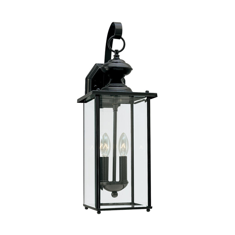 Generation Lighting - 8468EN-12 - Two Light Outdoor Wall Lantern - Jamestowne - Black