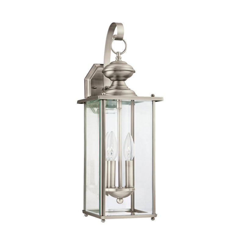 Generation Lighting - 8468EN-965 - Two Light Outdoor Wall Lantern - Jamestowne - Antique Brushed Nickel