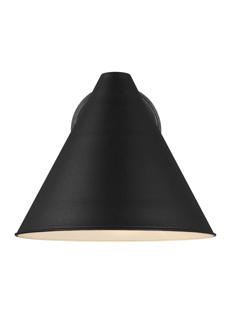 Generation Lighting - 8538501EN3-12 - One Light Outdoor Wall Lantern - Crittenden - Black