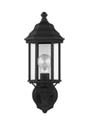 Generation Lighting - 8538701-12 - One Light Outdoor Wall Lantern - Sevier - Black