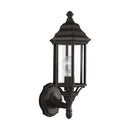 One Light Outdoor Wall Lantern<br /><span style="color:#4AB0CE;">Entrega: 12-13 semanas en USA</span><br /><span style="color:#4AB0CE;font-size:60%;">PREGUNTE POR ENTREGA EN PANAMA</span><br />Collection: Sevier<br />Finish: Antique Bronze