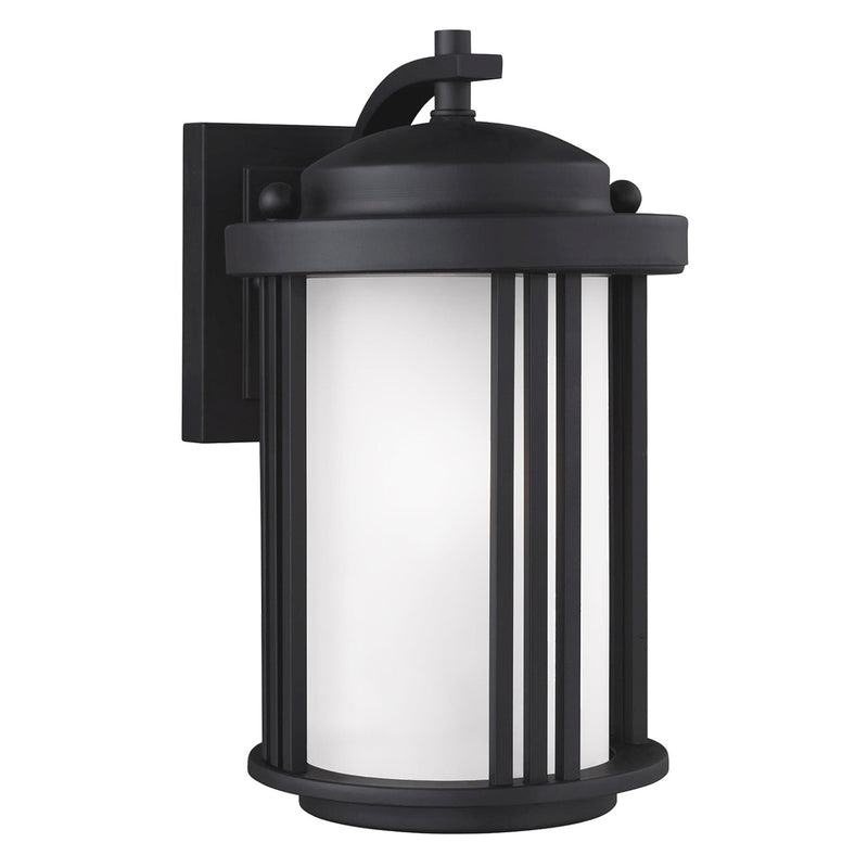 Generation Lighting - 8547901EN3-12 - One Light Outdoor Wall Lantern - Crowell - Black