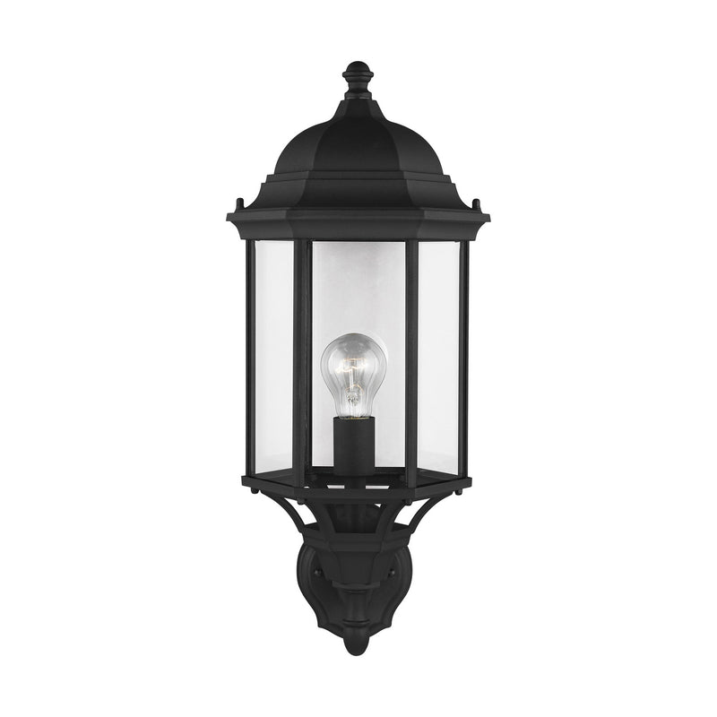 Generation Lighting - 8638701-12 - One Light Outdoor Wall Lantern - Sevier - Black
