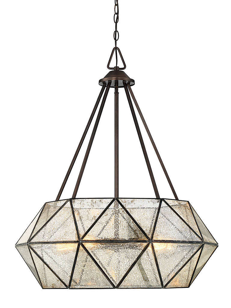 Five Light Pendant<br /><span style="color:#4AB0CE;">Entrega: 5-6 semanas en USA</span><br /><span style="color:#4AB0CE;font-size:60%;">PREGUNTE POR ENTREGA EN PANAMA</span><br />Collection: Tartan<br />Finish: Oiled Burnished Bronze