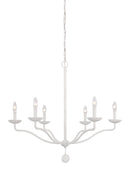 Six Light Chandelier<br /><span style="color:#4AB0CE;">Entrega: 4-10 dias en USA</span><br /><span style="color:#4AB0CE;font-size:60%;">PREGUNTE POR ENTREGA EN PANAMA</span><br />Collection: Annie<br />Finish: Plaster White