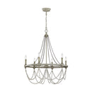Six Light Chandelier<br /><span style="color:#4AB0CE;">Entrega: 4-10 dias en USA</span><br /><span style="color:#4AB0CE;font-size:60%;">PREGUNTE POR ENTREGA EN PANAMA</span><br />Collection: Beverly<br />Finish: French Washed Oak / Distressed White Wood