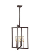 Four Light Chandelier<br /><span style="color:#4AB0CE;">Entrega: 4-10 dias en USA</span><br /><span style="color:#4AB0CE;font-size:60%;">PREGUNTE POR ENTREGA EN PANAMA</span><br />Collection: Finnegan<br />Finish: New World Bronze