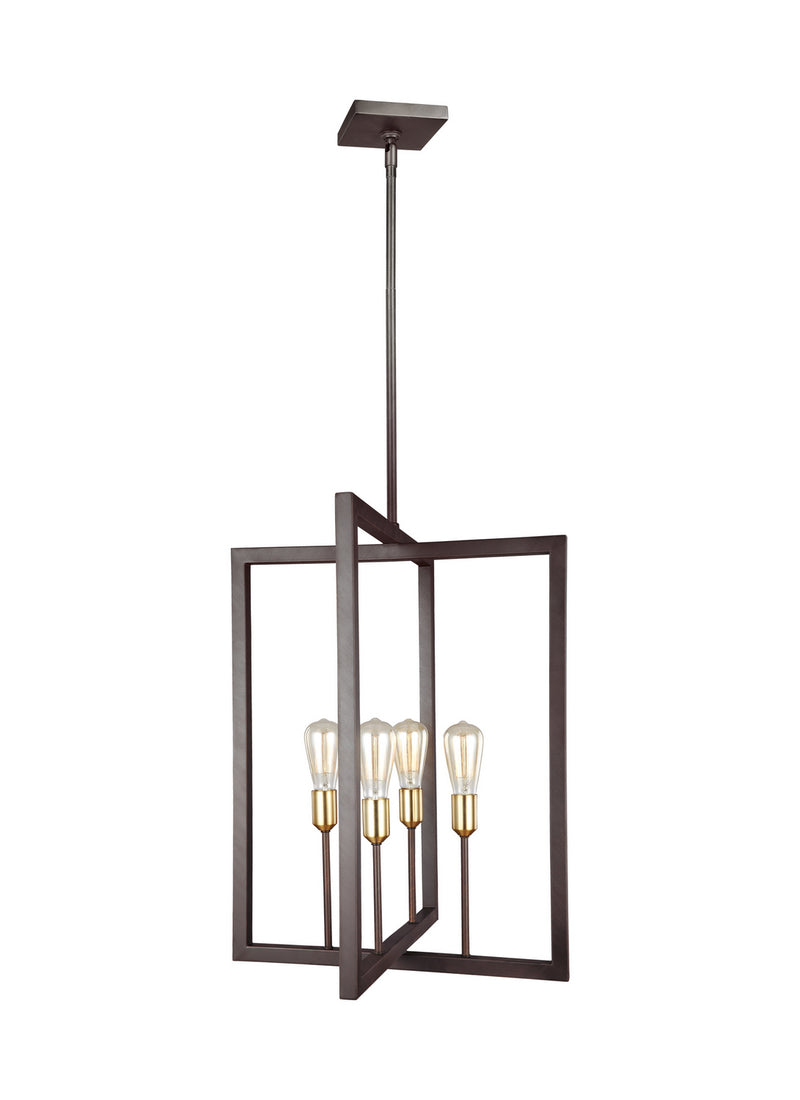 Four Light Chandelier<br /><span style="color:#4AB0CE;">Entrega: 4-10 dias en USA</span><br /><span style="color:#4AB0CE;font-size:60%;">PREGUNTE POR ENTREGA EN PANAMA</span><br />Collection: Finnegan<br />Finish: New World Bronze