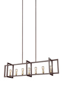 Seven Light Island Chandelier<br /><span style="color:#4AB0CE;">Entrega: 4-10 dias en USA</span><br /><span style="color:#4AB0CE;font-size:60%;">PREGUNTE POR ENTREGA EN PANAMA</span><br />Collection: Finnegan<br />Finish: New World Bronze