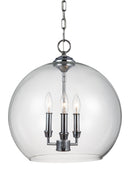 Three Light Pendant<br /><span style="color:#4AB0CE;">Entrega: 4-10 dias en USA</span><br /><span style="color:#4AB0CE;font-size:60%;">PREGUNTE POR ENTREGA EN PANAMA</span><br />Collection: Lawler<br />Finish: Chrome