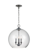 Three Light Pendant<br /><span style="color:#4AB0CE;">Entrega: 4-10 dias en USA</span><br /><span style="color:#4AB0CE;font-size:60%;">PREGUNTE POR ENTREGA EN PANAMA</span><br />Collection: Lawler<br />Finish: Chrome