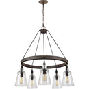 Five Light Chandelier<br /><span style="color:#4AB0CE;">Entrega: 4-10 dias en USA</span><br /><span style="color:#4AB0CE;font-size:60%;">PREGUNTE POR ENTREGA EN PANAMA</span><br />Collection: Loras<br />Finish: Dark Weathered Iron