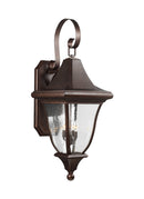 Four Light Outdoor Wall Lantern<br /><span style="color:#4AB0CE;">Entrega: 4-10 dias en USA</span><br /><span style="color:#4AB0CE;font-size:60%;">PREGUNTE POR ENTREGA EN PANAMA</span><br />Collection: Oakmont<br />Finish: Patina Bronze