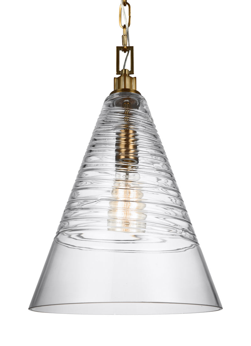 One Light Pendant<br /><span style="color:#4AB0CE;">Entrega: 4-10 dias en USA</span><br /><span style="color:#4AB0CE;font-size:60%;">PREGUNTE POR ENTREGA EN PANAMA</span><br />Collection: Elmore<br />Finish: Burnished Brass