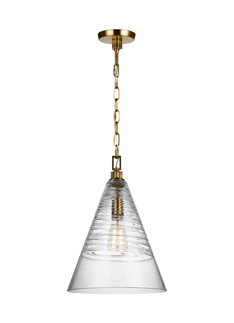 One Light Pendant<br /><span style="color:#4AB0CE;">Entrega: 4-10 dias en USA</span><br /><span style="color:#4AB0CE;font-size:60%;">PREGUNTE POR ENTREGA EN PANAMA</span><br />Collection: Elmore<br />Finish: Burnished Brass