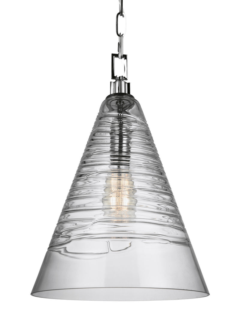 One Light Pendant<br /><span style="color:#4AB0CE;">Entrega: 4-10 dias en USA</span><br /><span style="color:#4AB0CE;font-size:60%;">PREGUNTE POR ENTREGA EN PANAMA</span><br />Collection: Elmore<br />Finish: Chrome