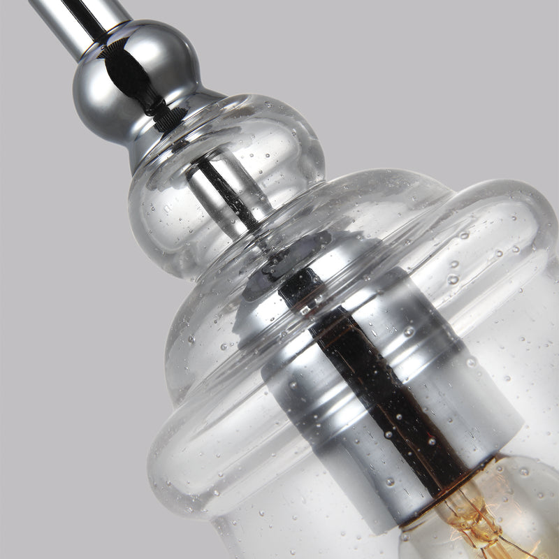 Generation Lighting - P1449CH - One Light Pendant - Loras - Chrome