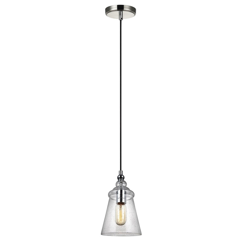 One Light Pendant<br /><span style="color:#4AB0CE;">Entrega: 4-10 dias en USA</span><br /><span style="color:#4AB0CE;font-size:60%;">PREGUNTE POR ENTREGA EN PANAMA</span><br />Collection: Loras<br />Finish: Chrome