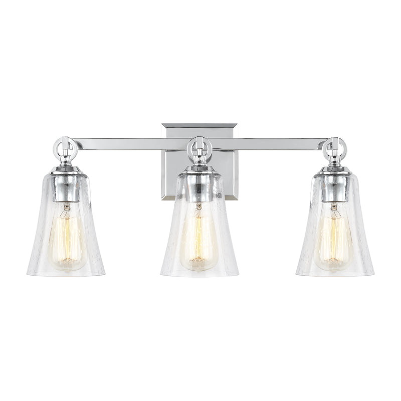 Three Light Vanity<br /><span style="color:#4AB0CE;">Entrega: 4-10 dias en USA</span><br /><span style="color:#4AB0CE;font-size:60%;">PREGUNTE POR ENTREGA EN PANAMA</span><br />Collection: Monterro<br />Finish: Chrome