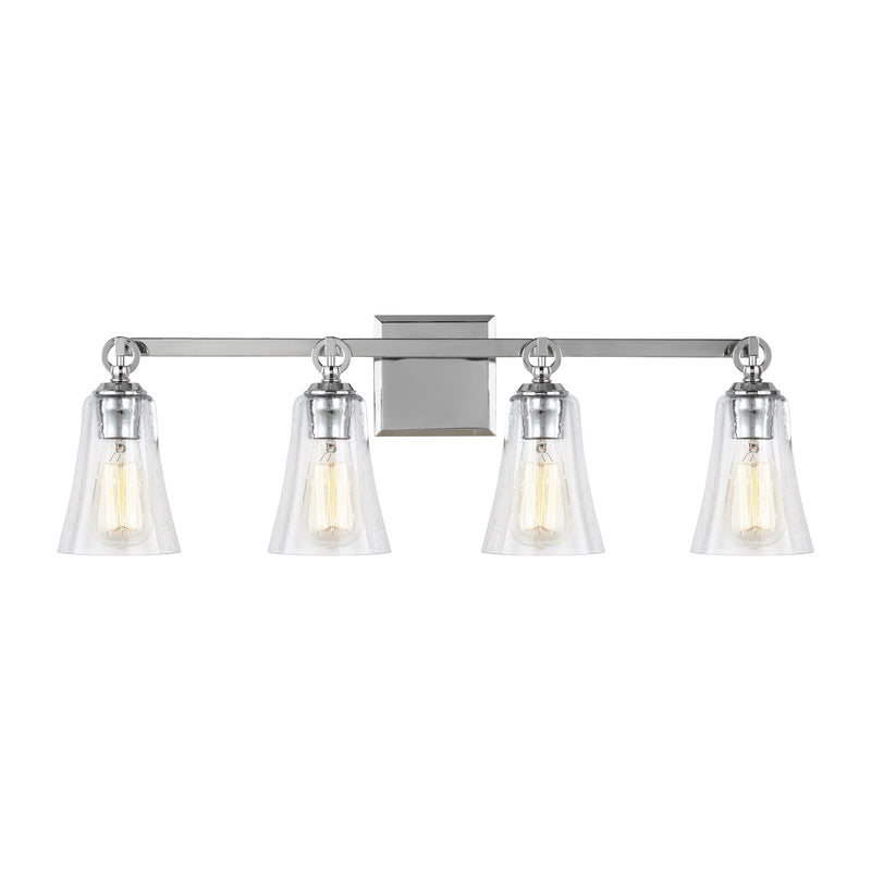 Four Light Vanity<br /><span style="color:#4AB0CE;">Entrega: 4-10 dias en USA</span><br /><span style="color:#4AB0CE;font-size:60%;">PREGUNTE POR ENTREGA EN PANAMA</span><br />Collection: Monterro<br />Finish: Chrome
