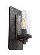 One Light Wall Sconce<br /><span style="color:#4AB0CE;">Entrega: 4-10 dias en USA</span><br /><span style="color:#4AB0CE;font-size:60%;">PREGUNTE POR ENTREGA EN PANAMA</span><br />Collection: Angelo<br />Finish: Distressed Weathered Oak / Slate Grey Metal