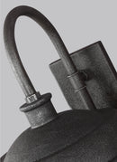 Generation Lighting - WB1828SGM - One Light Outdoor Wall Lantern - Lennex - Slate Grey Metal