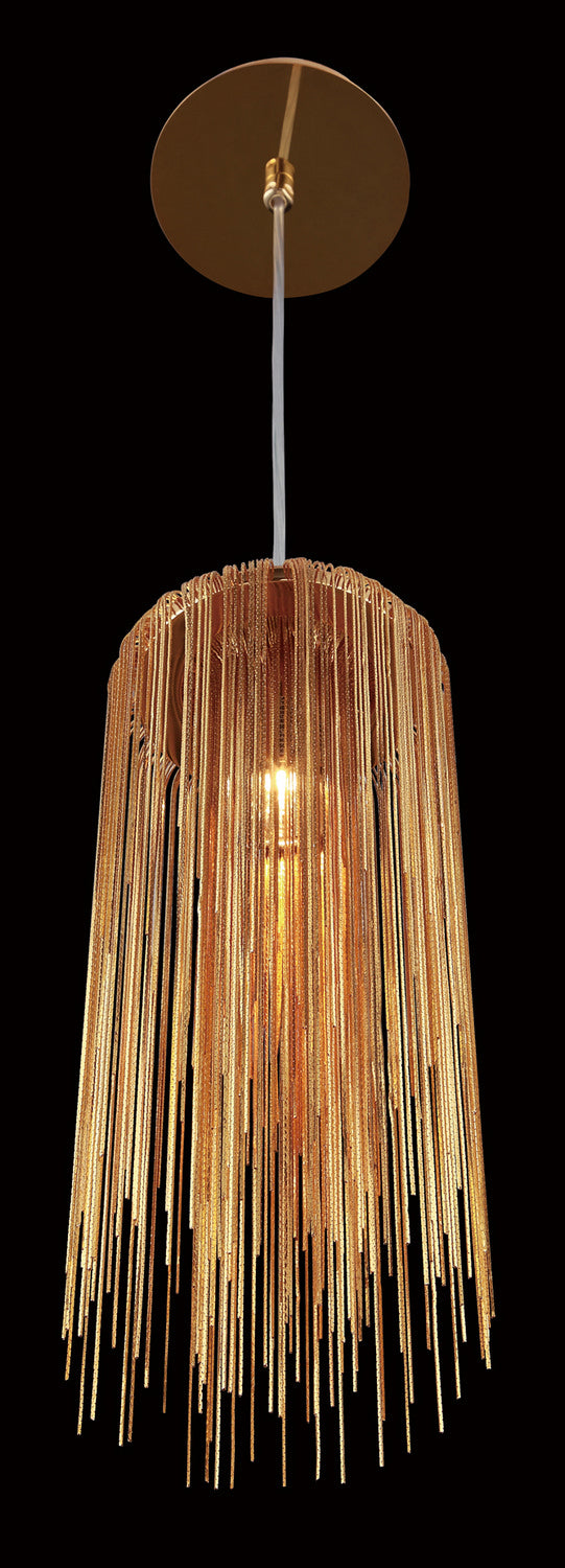 Avenue Lighting - HF1204-G - One Light Pendant - Fountain Ave. - Gold