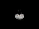 Avenue Lighting - HF1808-PN - LED Chandelier - Hollywood Blvd. - Polish Nickel / Clear Glass Tear Drops