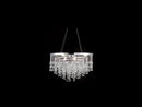 Avenue Lighting - HF1809-PN - LED Chandelier - Hollywood Blvd. - Polish Nickel / Clear Glass Tear Drops