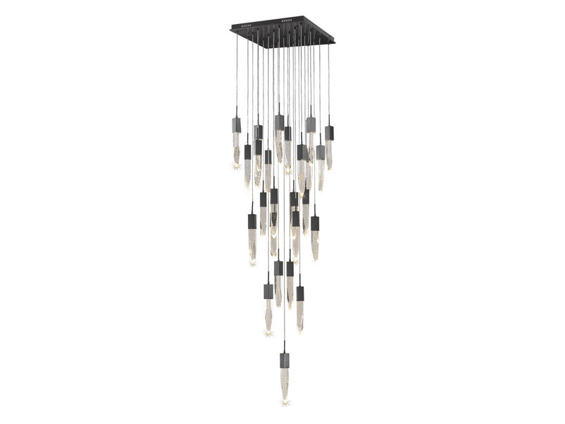 Avenue Lighting - HF1904-25-AP-DBZ - 25 Light Flush Mount Pendant - Aspen - Dark Bronze