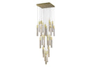 Avenue Lighting - HF1904-25-GL-BB - LED Pendant - The Original Glacier - Brushed Brass
