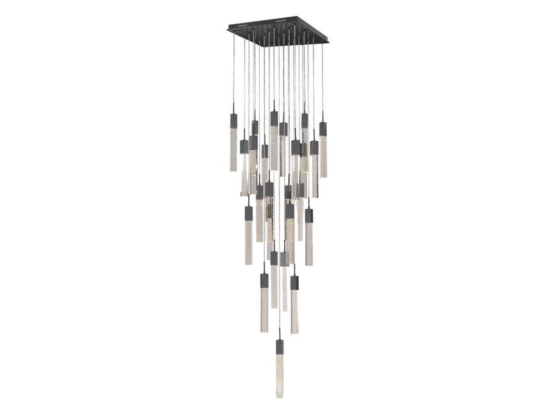 Avenue Lighting - HF1904-25-GL-DBZ - 25 Light Flush Mount Pendant - The Original Glacier - Dark Bronze