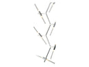 Avenue Lighting - HF8058-20-CH - LED Chandelier - San Vicente Blvd. - Matte Chrome