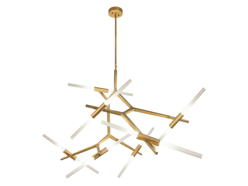 Avenue Lighting - HF8060-14-BB - LED Chandelier - San Vicente Blvd. - Brushed Brass