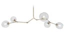 Avenue Lighting - HF8085-BB - Five Light Chandelier - Fairfax Ave. - Brushed Brass