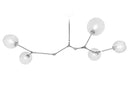 Avenue Lighting - HF8085-CH - Five Light Chandelier - Fairfax Ave. - Matte Chrome