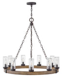Hinkley - 29208SQ - LED Chandelier - Sawyer - Sequoia