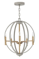 Hinkley - 3466CG - LED Chandelier - Euclid - Cement Gray