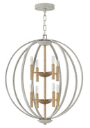 Hinkley - 3468CG - LED Chandelier - Euclid - Cement Gray