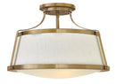 Hinkley - 3522BC - LED Semi-Flush Mount - Charlotte - Brushed Caramel