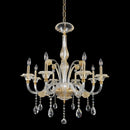 Allegri - 029151-024-FR001 - Eight Light Chandelier - La Rosa - Gold