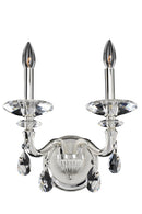 Allegri - 021721-017-FR001 - Two Light Wall Bracket - Jolivet - Two Tone Silver
