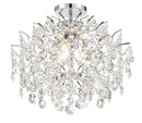 Minka-Lavery - 3156-77 - Four Light Chandelier - Isabella's Crown - Chrome