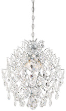 Four Light Chandelier<br /><span style="color:#4AB0CE;">Entrega: 4-10 dias en USA</span><br /><span style="color:#4AB0CE;font-size:60%;">PREGUNTE POR ENTREGA EN PANAMA</span><br />Collection: Isabella's Crown<br />Finish: Chrome