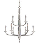 Allegri - 031352-010-FR001 - Nine Light Chandelier - Palermo - Chrome