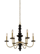 Allegri - 031550-039 - Six Light Chandelier - Piedra - Brushed Brass