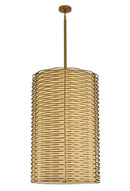 Kalco - 312753VBR - LED Foyer Chandelier - Paloma - Vintage Brass