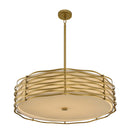 Kalco - 312754VBR - LED Pendant - Paloma - Vintage Brass