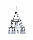 Kalco - 504953MI - 12 Light Pendant - Dillon - Milled Iron